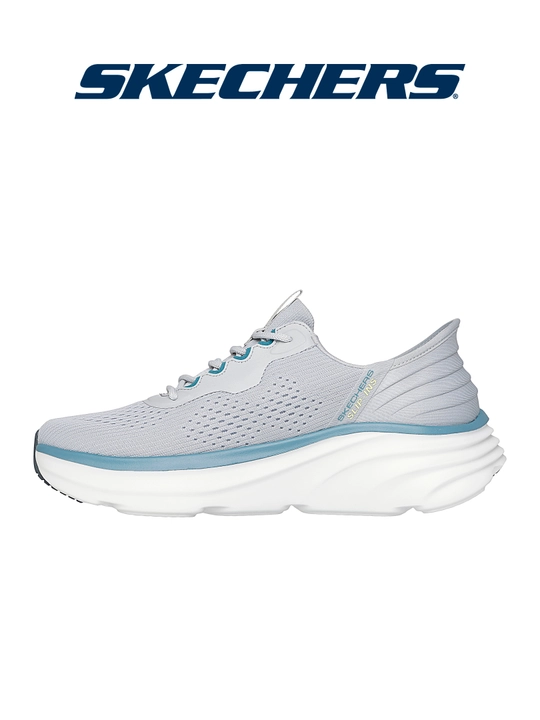 Кроссовки мужские Skechers Slip-ins D'Lux Vapor на шнуровке, стирка в машине