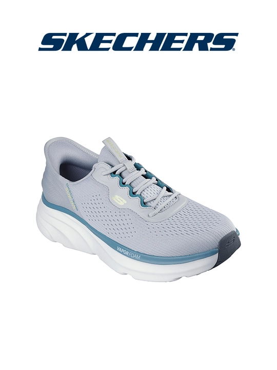 Кроссовки мужские Skechers Slip-ins D'Lux Vapor на шнуровке, стирка в машине