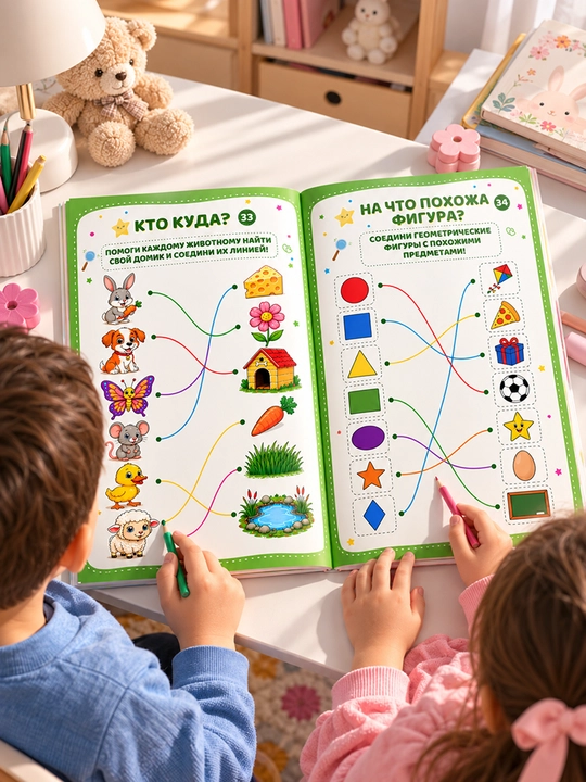 Rivojlantiruvchi kitob 1-qism «IQ BOLAJON» 2–5 yosh