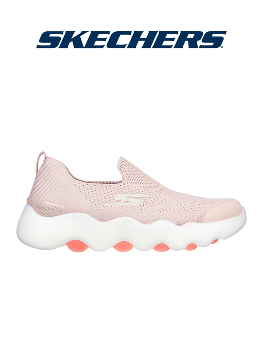 Слипоны женские Skechers Massage Fit - Tidal без шнурков, с амортизацией, с вязаным верхом - 