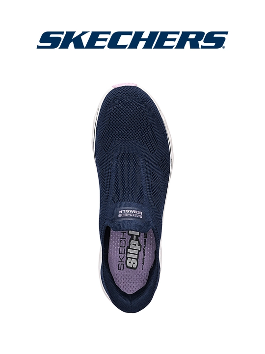 Слипоны Skechers Glide-Step 2.0 - Annette без шнурков, с амортизацией, с вязаным верхом