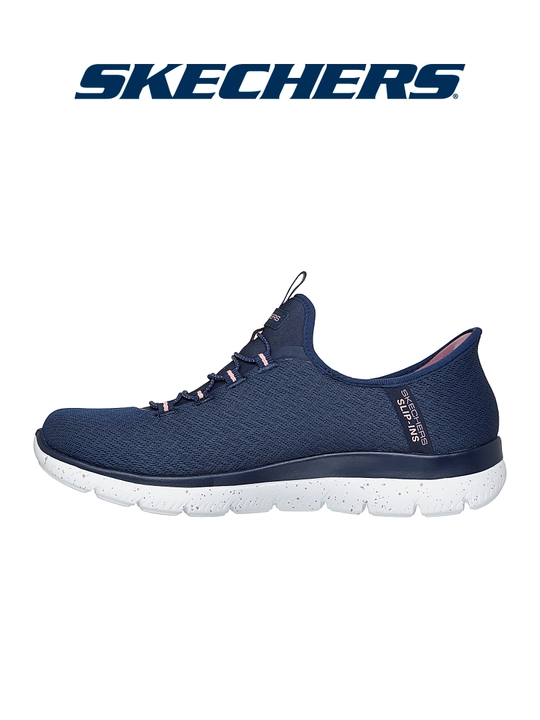 Кроссовки женские Skechers Slip-ins Summits - Best Choice на эластичных шнурках