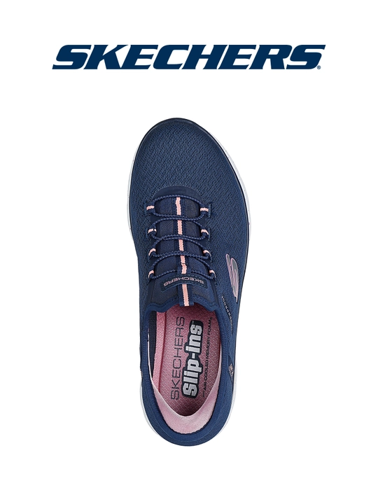 Кроссовки женские Skechers Slip-ins Summits - Best Choice на эластичных шнурках