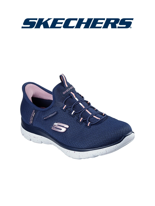 Кроссовки женские Skechers Slip-ins Summits - Best Choice на эластичных шнурках