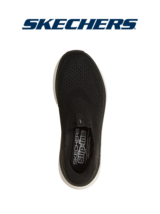 Ayollar slipon poyabzali Skechers Slip-ins D'Lux Walker, bog'ichsiz, amortizatsiyali