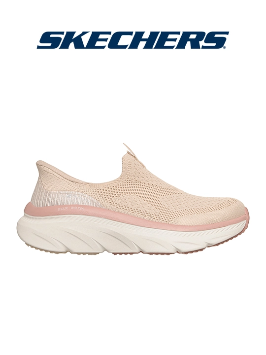 Слипоны женские Skechers Slip-ins D'Lux Walker без шнурков, с амортизацией, для ходьбы - 