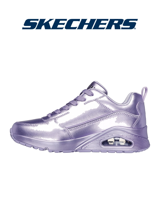 Кроссовки женские Skechers UNO - Galactic Gal на шнуровке, с Air-Cooled Memory Foam