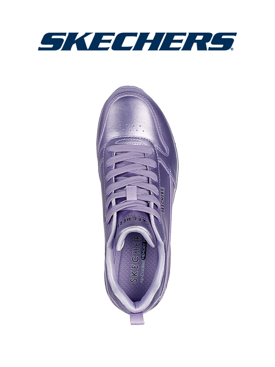 Кроссовки женские Skechers UNO - Galactic Gal на шнуровке, с Air-Cooled Memory Foam