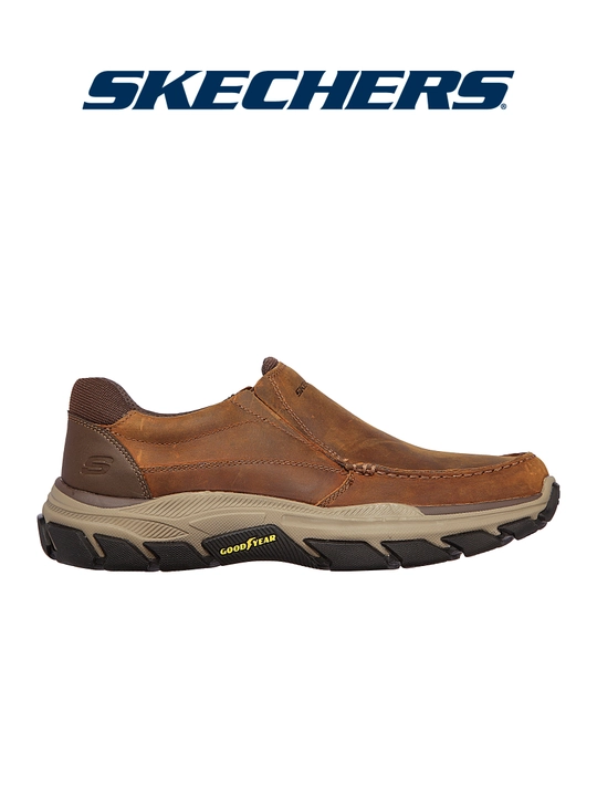 Слипоны мужские Skechers RESPECTED без шнурков, повседневные - 