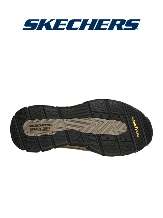 Слипоны мужские Skechers RESPECTED без шнурков, повседневные