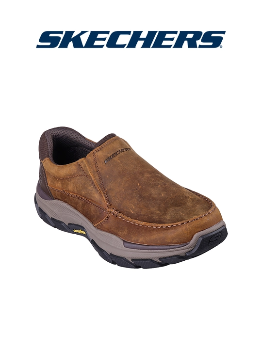 Слипоны мужские Skechers RESPECTED без шнурков, повседневные