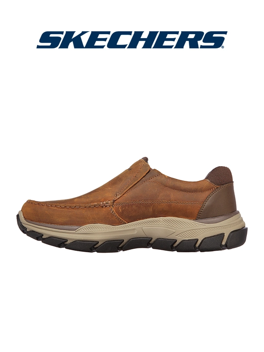 Слипоны мужские Skechers RESPECTED без шнурков, повседневные