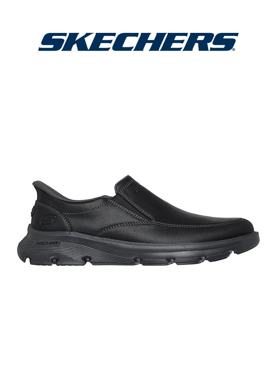 Слипоны мужские Skechers Slip-ins ARCH FIT GARZA без шнурков, из экокожи - 