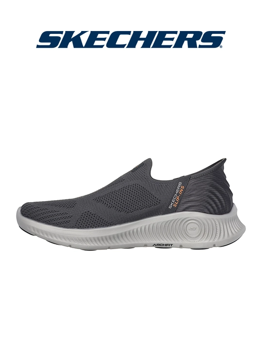 Erkaklar slipon poyabzali Skechers Slip-ins GO WALK Anywhere, bog'ichsiz, amortizatsiyali