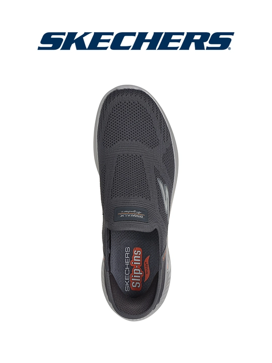 Erkaklar slipon poyabzali Skechers Slip-ins GO WALK Anywhere, bog'ichsiz, amortizatsiyali