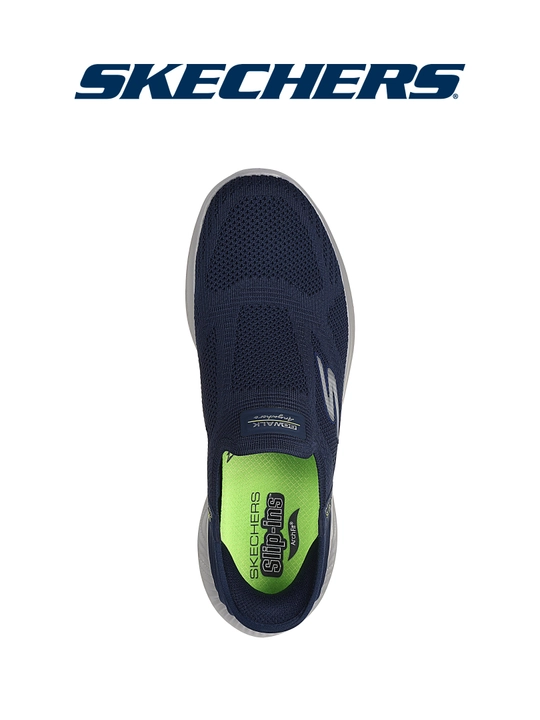 Erkaklar slipon poyabzali Skechers Slip-ins GO WALK Anywhere, bog'ichsiz, amortizatsiyali