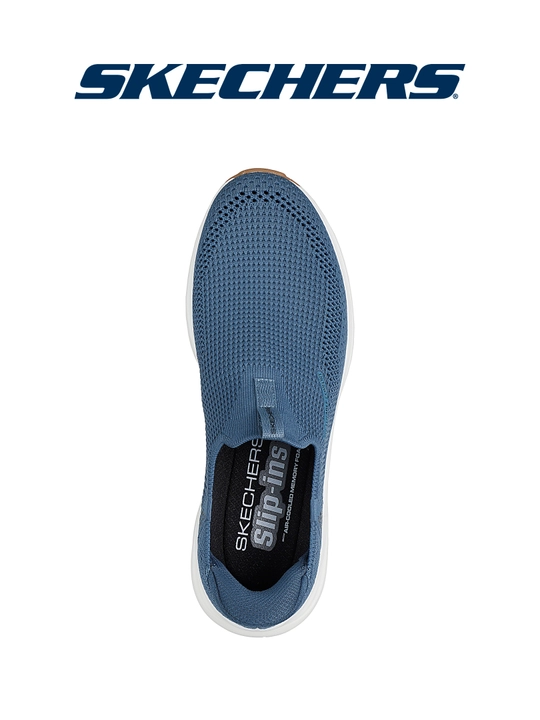 Слипоны мужские Skechers Slip-ins Vapor Foam - Volann без шнурков, стирка в машине
