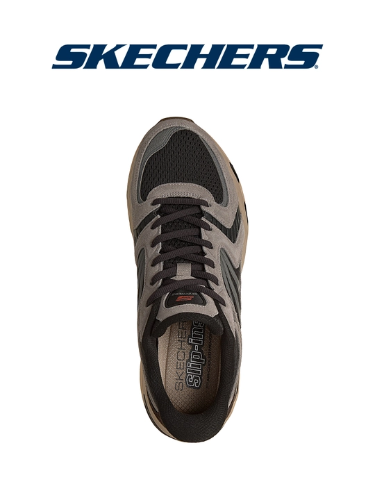 Erkaklar krossovkasi Skechers Slip-ins SKECH-GEL, bog'ichli, Air-Cooled Memory Foam