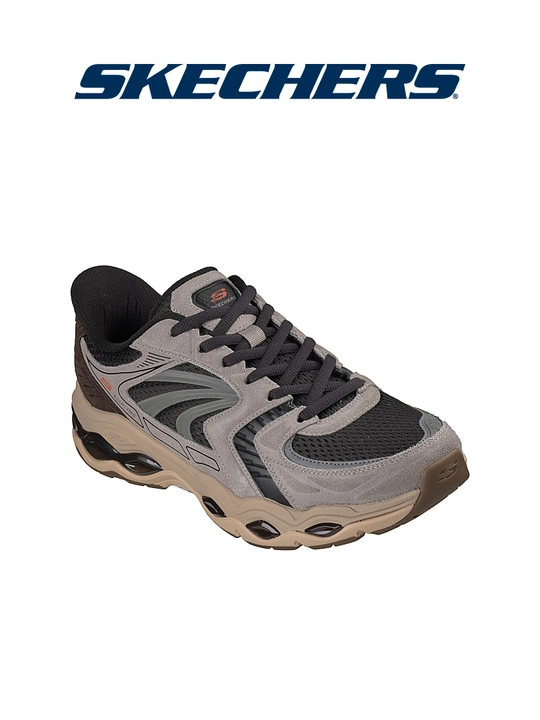 Erkaklar krossovkasi Skechers Slip-ins SKECH-GEL, bog'ichli, Air-Cooled Memory Foam