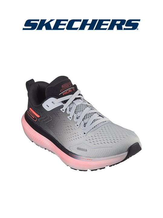 Erkaklar krossovkasi Skechers GO RUN Ride 11, bog'ichli, amortizatsiyali, yugurish uchun