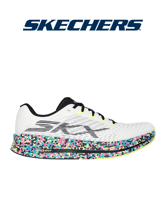 Кроссовки мужские Skechers GO RUN Razor 5 на шнуровке, с амортизацией, с сетчатым верхом - 