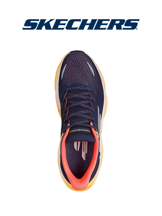 Erkaklar krossovkasi Skechers AERO BURST, bog'ichli, mashinada yuviladi, Arch Fit, matoli