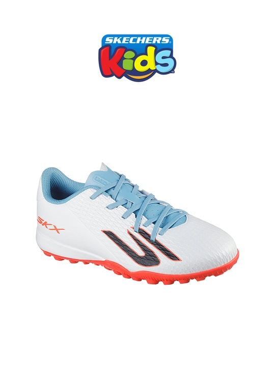 Бутсы футбольные детские Skechers SKX_2 Jr Youth TF на шнуровке
