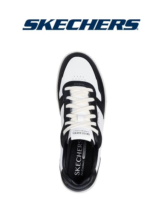 Erkaklar krossovkasi Skechers JADE, bog'ichli, Air-Cooled Memory Foam, kundalik