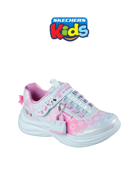 Кроссовки для девочек Skechers LJO Power Jams на липучке с эластичными шнурками
