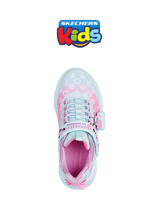 Кроссовки для девочек Skechers LJO Power Jams на липучке с эластичными шнурками