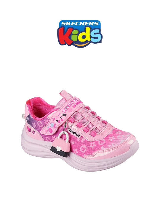 Кроссовки для девочек Skechers LJO Power Jams на липучке с эластичными шнурками