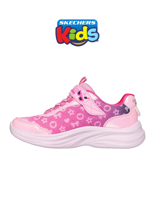 Кроссовки для девочек Skechers LJO Power Jams на липучке с эластичными шнурками