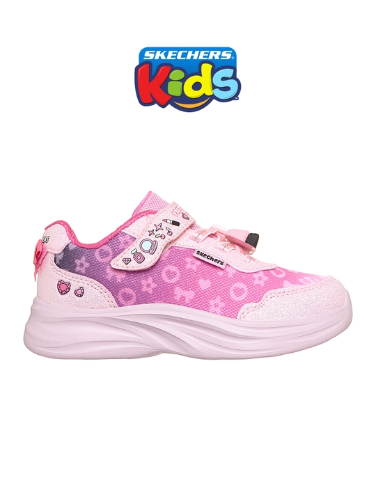Qizlar uchun krossovka Skechers LJO POWER JAMS, to'rli ustki qismli, kundalik - 