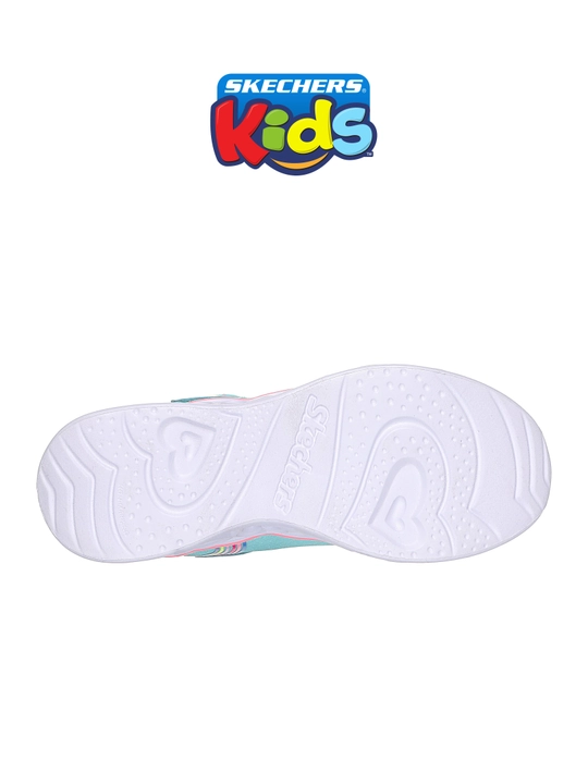 Кроссовки для девочек Skechers HEART LIGHTS на липучке, с сетчатым верхом