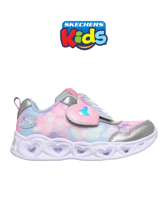 Кроссовки для девочек Skechers HEART LIGHTS на липучке - 