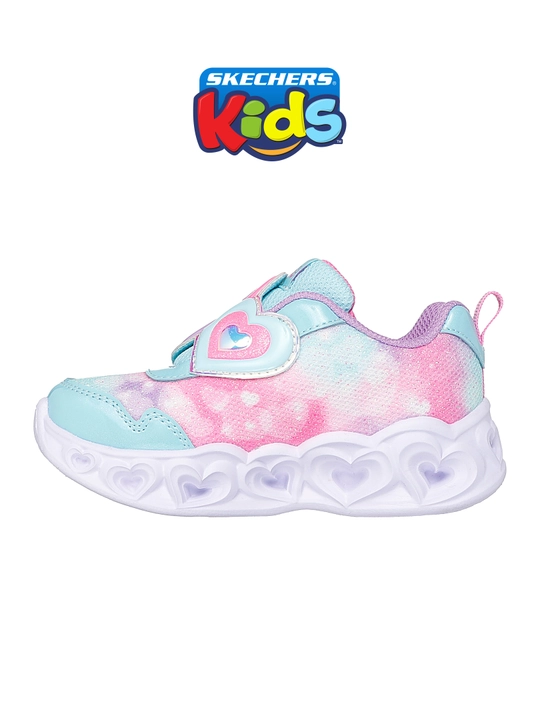Кроссовки для девочек Skechers HEART LIGHTS на липучке