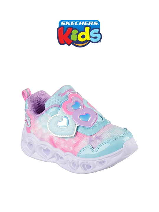 Кроссовки для девочек Skechers HEART LIGHTS на липучке