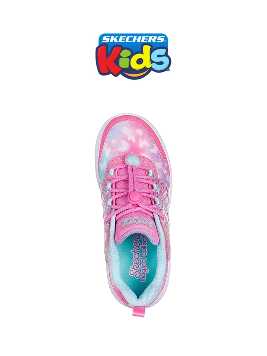 Кроссовки для девочек Skechers DREAM RACER на эластичных шнурках, с сетчатым верхом