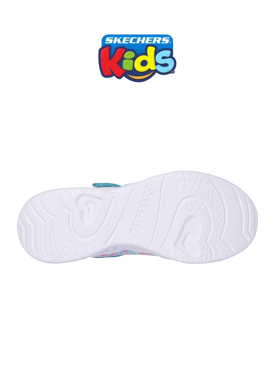 Кроссовки для девочек Skechers HEART LIGHTS на эластичных шнурках, с амортизацией