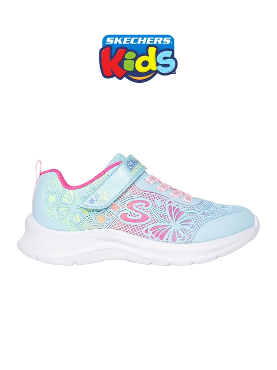 Кроссовки для девочек Skechers JUMPSTERS 2.0 на липучке, с сетчатым верхом, повседневные - 
