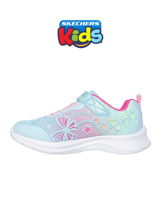 Кроссовки для девочек Skechers JUMPSTERS 2.0 на липучке, с сетчатым верхом, повседневные