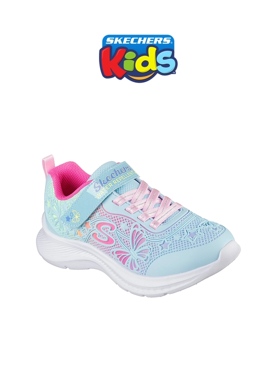 Кроссовки для девочек Skechers JUMPSTERS 2.0 на липучке, с сетчатым верхом, повседневные