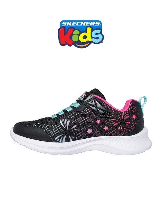 Кроссовки для девочек Skechers JUMPSTERS 2.0 на липучке, с сетчатым верхом, повседневные