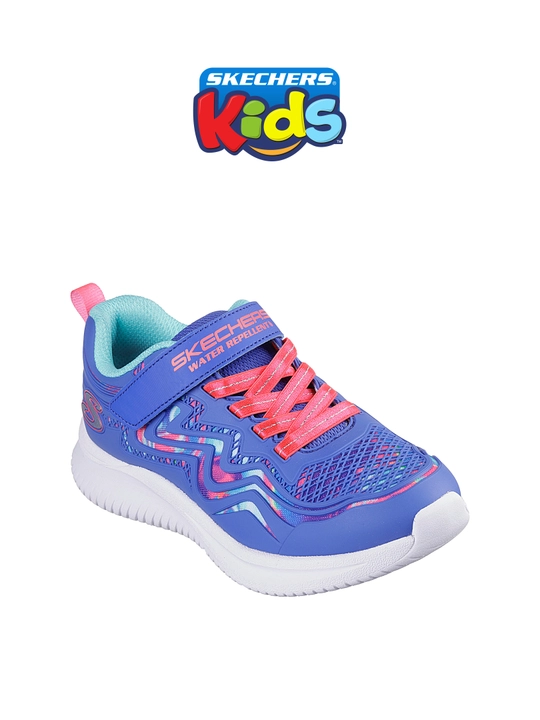 Кроссовки для девочек Skechers Jumpsters - Hydro Swirl на липучке, с сетчатым верхом