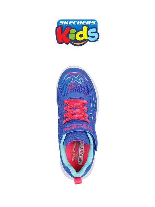 Кроссовки для девочек Skechers Jumpsters - Hydro Swirl на липучке, с сетчатым верхом