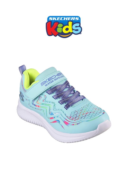 Кроссовки для девочек Skechers Jumpsters - Hydro Swirl на липучке, с сетчатым верхом