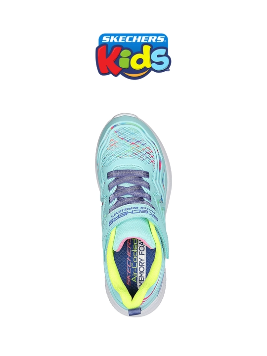 Кроссовки для девочек Skechers Jumpsters - Hydro Swirl на липучке, с сетчатым верхом