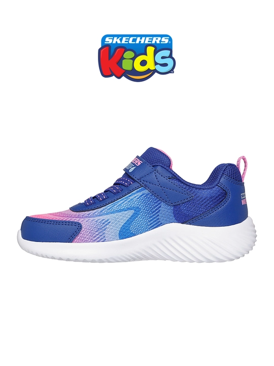 Кроссовки для девочек Skechers Bounder на эластичных шнурках, водонепроницаемые