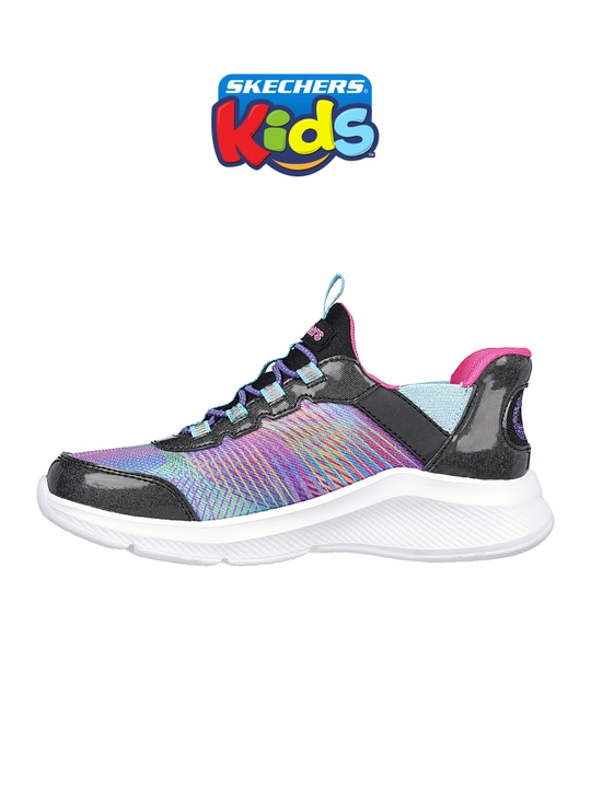 Кроссовки для девочек Skechers SLIP-INS DREAMY LITES - COLORFUL PRISM, с сетчатым верхом