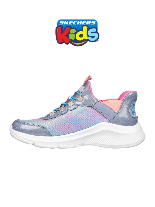 Кроссовки для девочек Skechers SLIP-INS DREAMY LITES - COLORFUL PRISM, с сетчатым верхом